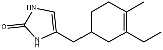 2H-Imidazol-2-one,4-[(3-ethyl-4-methyl-3-cyclohexen-1-yl)methyl]-1,3-dihydro-(9CI) Structure
