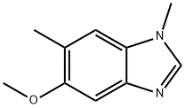 1H-Benzimidazole,5-methoxy-1,6-dimethyl-(9CI) 구조식 이미지