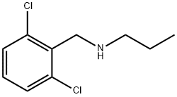 [(2,6-dichlorophenyl)methyl](propyl)amine Structure