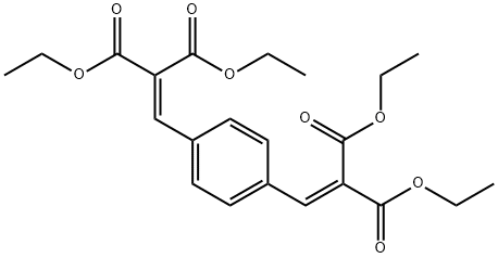 tetraethyl 2,2'-(1,4-phenylenedimethylidyne)bismalonate 구조식 이미지