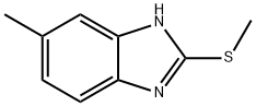 1H-Benzimidazole,5-methyl-2-(methylthio)-(9CI) 구조식 이미지