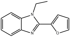 1H-Benzimidazole,1-ethyl-2-(2-furanyl)-(9CI) 구조식 이미지