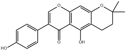 Dihydroalpinumisoflavone Structure