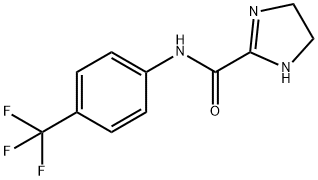 1H-Imidazole-2-carboxamide,4,5-dihydro-N-[4-(trifluoromethyl)phenyl]-(9CI) 구조식 이미지