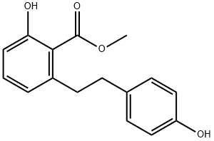 2-Hydroxy-6-[2-(4-hydroxyphenyl)ethyl]benzoic acid Methyl ester Structure