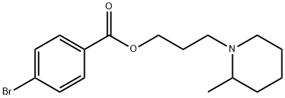 3-(2-Methylpiperidino)propyl=p-bromobenzoate Structure