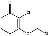 2-Cyclohexen-1-one,2-chloro-3-(chloromethoxy)-(9CI) 구조식 이미지