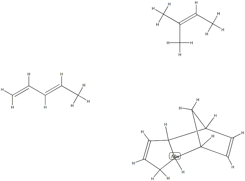 4,7-Methano-1H-indene, 3a,4,7,7a-tetrahydro-, polymer with 2-methyl-2-butene and 1,3-pentadiene Structure