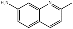 7-Quinolinamine,2-methyl-(9CI) 구조식 이미지