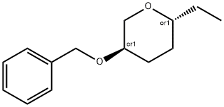 2H-Pyran,2-ethyltetrahydro-5-(phenylmethoxy)-,(2R,5R)-rel-(9CI) 구조식 이미지