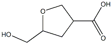 Pentonic acid, 21,4-anhydro-2,3-dideoxy-2-C-(hydroxymethyl)- (9CI) Structure