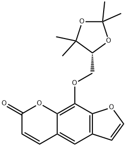 Heraclel acetonide Structure