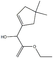 1-Cyclopentene-1-methanol,-alpha--(1-ethoxyethenyl)-4,4-dimethyl-(9CI) 구조식 이미지