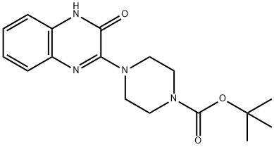 tert-Butyl 4-(3-oxo-3,4-dihydroquinoxalin-2-yl)-1,4-diazepane-1-carboxylate Structure