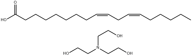 (9Z,12Z)-octadeca-9,12-dienoic acid, dimer, compound with 2,2',2''-nitrilotriethanol (1:1) Structure