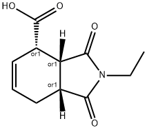 1H-Isoindole-4-carboxylicacid,2-ethyl-2,3,3a,4,7,7a-hexahydro-1,3-dioxo-,(3aR,4S,7aR)-rel-(9CI) 구조식 이미지