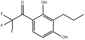 2,4-dihydroxy-3-propyl-1',1',1'-trifluoroacetophenone Structure