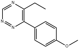 1,2,4-Triazine,5-ethyl-6-(4-methoxyphenyl)-(9CI) Structure