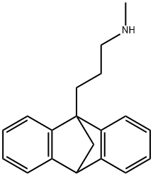 N-Methyl-9,10-methanoanthracene-9(10H)-propan-1-amine Structure