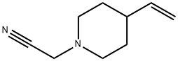 1-피페리딘아세토니트릴,4-에테닐-(9CI) 구조식 이미지