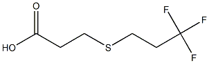 알파-(2-((2-카르복시에틸)티오)에틸)-오메가-플루오로폴리 (디플루오로메틸렌) 구조식 이미지