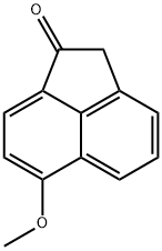 1-Acenaphthenone,6-methoxy-(5CI) 구조식 이미지