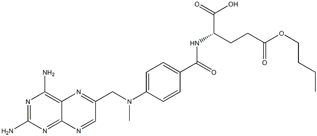 5-monobutyl methotrexate 구조식 이미지
