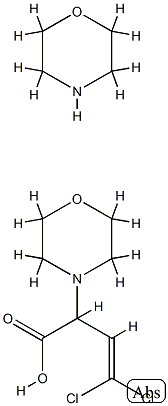4,4-디클로로-2-모르폴린-4-일-부트-3-엔산,모르폴린 구조식 이미지