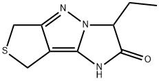 6H-Imidazo[1,2-b]thieno[3,4-d]pyrazol-2(3H)-one,3-ethyl-1,8-dihydro-(9CI) 구조식 이미지