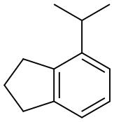 1H-Indene,2,3-dihydro-4-(1-methylethyl)-(9CI) 구조식 이미지