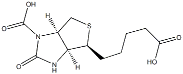 N1'-카르복시비오틴 구조식 이미지