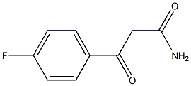 3-(4-플루오로페닐)-3-옥소프로판아미드 구조식 이미지