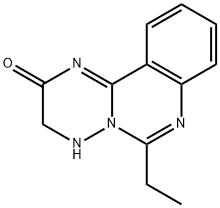2H-[1,2,4]Triazino[2,3-c]quinazolin-2-one,6-ethyl-3,4-dihydro-(9CI) 구조식 이미지