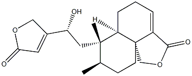 (6aR,10aR)-7β-[(R)-2-(2,5-Dihydro-5-oxofuran-3-yl)-2-hydroxyethyl]-6,6a,7,8,9,10-hexahydro-7,8α-dimethylnaphtho[1,8a-c]furan-3(5H)-one Structure