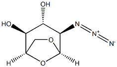 1,6-Anhydro-2-azido-2-deoxy-β-D-glucopyranose Structure