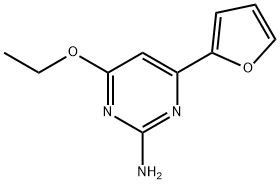 2-Pyrimidinamine,4-ethoxy-6-(2-furanyl)-(9CI) 구조식 이미지