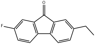 9H-Fluoren-9-one,2-ethyl-7-fluoro-(9CI) Structure