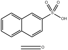 2-Naphthalenesulfonic acid, polymer with formaldehyde, potassium salt Structure