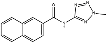 2-Naphthalenecarboxamide,N-(2-methyl-2H-tetrazol-5-yl)-(9CI) 구조식 이미지