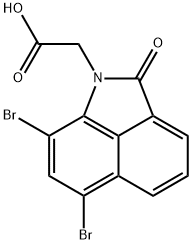 2-[2-oxobenzo[cd]indol-1(2H)-yl]acetic acid 구조식 이미지