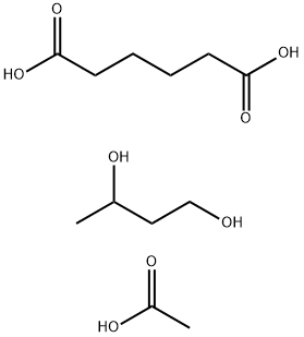 1,3-Butylene glycol adipate polymer, diacetate Structure