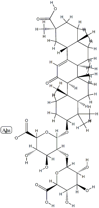 68039-19-0 alpha-d-Glucopyranosiduronic acid, (3beta,20beta)-20-carboxy-11-oxo-30-norolean-12-en-3-yl 2-O-beta-d-glucopyranuronosyl-, potassium salt 