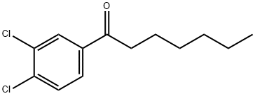 3,4-dichloroheptanophenone Structure
