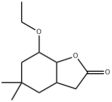 2(3H)-Benzofuranone,7-ethoxyhexahydro-5,5-dimethyl-(9CI) 구조식 이미지