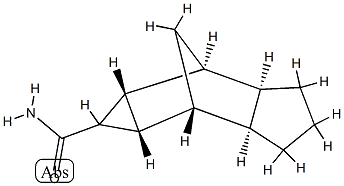 2,6-Methanocycloprop[f]indene-1-carboxamide,decahydro-,(1-alpha-,1a-alpha-,2-alpha-,2a-bta-,5a-bta-,6-alpha-,6a-alpha-)-(9CI) Structure