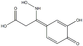 Benzenepropanoic acid, 3,4-dihydroxy-ba-(hydroxyimino)- (9CI) 구조식 이미지