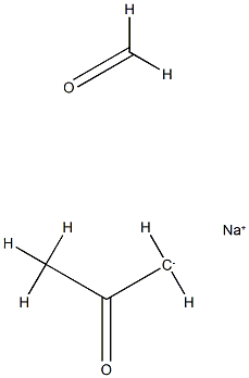 Formaldehyde, polymer with 2-propanone, sodium salt 구조식 이미지
