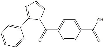 carbonylbis[[(2-phenyl-1H-imidazole-1-yl)carbonyl]benzoic acid 구조식 이미지