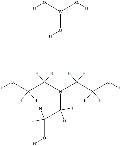 Boric acid, compd. with 2,2',2''-nitrilotris[ethanol] 구조식 이미지