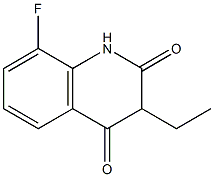 2(1H)-Quinolinone,3-ethyl-8-fluoro-4-hydroxy-(9CI) Structure